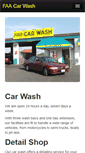 Mobile Screenshot of faacarwash.com