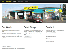 Tablet Screenshot of faacarwash.com